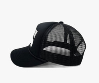 Gorra Trucker de Espuma con Logotipo Personalizado, Gorra de Malla de 5 Paneles con Parche Bordado en 3D, Ajustable, Unisex, para Adultos