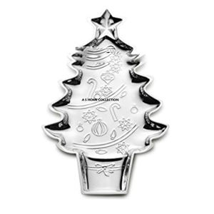 Plateau de Noël en bois et métal, motif étoile, style occidental, vierge pour sublimation, pour fruits secs ou biscuits, décoration d'intérieur - Product Image 4