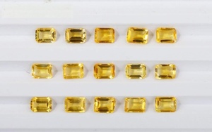 Proveedor Mayorista de Citrino Natural, Corte Octogonal Facetado, Piedras Preciosas Sueltas para Anillos, Collares y Joyería - Product Image 3