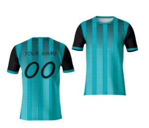 Camiseta Deportiva Informal Sublimada con Logotipo Personalizado, Tejido de Punto Sólido de 180 g, Transpirable |   Camiseta al por Mayor con Cuello Redondo y Manga Corta, 100% Poliéster - Product Image 5