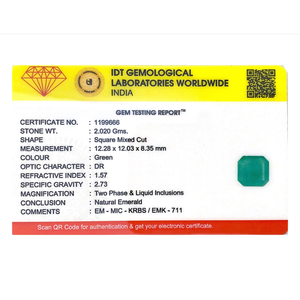 Certified Wholesale 10.1 Carat Natural Zambian Emerald Loose Gemstone Pear Cut Green Stone - Product Image 4