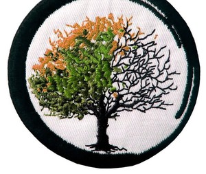 Customized PVC Garments Handmade Embroidered Iron-On Patches <b>Flower</b> Heart Printed Logos for Hat Use Main Fabric - Product Image 3