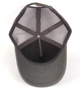 Waterproof Trucker <b>Hat</b> Custom Logo Laser Perforated Baseball <b>Hat</b> With Rubber Patch High Quality Performance mesh trucker <b>hat</b> - Product Image 2