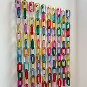 งานแฮนด์เมดเป็นมิตรกับสิ่งแวดล้อมรูปนกฮูกเรซิ่นรุ่นแฟชั่นสีเรโทรที่ถอดออกได้ - Product Image 1