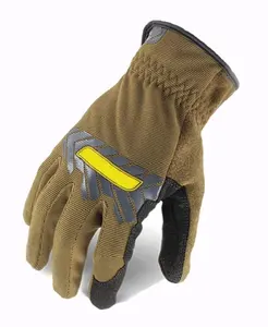 合成皮革手套高能见度混合性能工作手套高品质防割安全手套