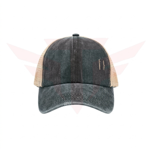 Casquette Trucker Unisexe Tactus Industries en Maille, 5 Panneaux, Dos Ajustable, Décontractée, Respirante, Imperméable, Toutes Saisons, en Polyester Lavé - Product Image 1