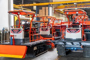 Tracteur chenillé HG80VN Turbo 80 CV 3-en-1 multifonction à chenilles en caoutchouc, machine agricole haute efficacité avec moteur et boîte de vitesses - Product Image 6