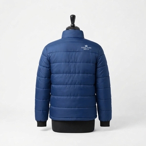 Dernier design de veste matelassée en toile pour homme, coupe-vent, décontractée, hiver, prix d'usine - Product Image 2