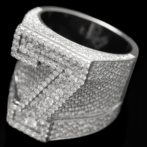Luxury Custom VVS Moissanite Diamond Championship <b>Ring</b> Iced Out Initial Class Style Bling Hip Hop Jewelry <b>for</b> <b>Men</b> - Product Image 5