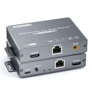 Extensor HDMI SYONG 4K, Transmisor y Receptor de hasta 120 Metros, Salida de Bucle Local IR, Extensor HDMI Uno a Muchos sobre Ethernet - Product Image 1