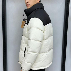 Chaqueta Puffer Original North Outdoor de Lona con Cuello Alto, Tallas Grandes, Transpirable, de Secado Rápido, Estilo Urbano, para Hombre, Nueva, Protege la Cara - Product Image 1