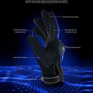 Gants de moto en gros, fabriqués avec des matériaux de haute qualité, couleurs et designs personnalisés, offrant une protection durable, un confort et une adhérence optimales. - Product Image 6