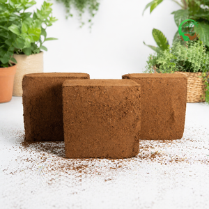 Nursery Grade 5Kg Cocopeat <b>Block</b> High Water Retention 80-100L Expansion <b>Coir</b> Pith For Seed Starting Bulk Supply - Product Image 1