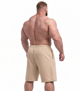 Plus Size Men’s Fleece Shorts Wholesale Gym Fitness Shorts Knee Length Cotton Polyester Workout Shorts Men Printed Jogger Shorts - Product Image 4