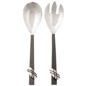 Última Novedad: Servidor o Cuchara para Ensalada de Acero Inoxidable con Diseño Único y Acabado a Mano, Juego de Cubiertos de Alta Calidad para Cocina - Product Image 4