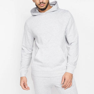 Sudadera con Capucha de Alta Calidad para Hombre, de Poliéster/Algodón, Estilo Casual, Otoñal, Color Sólido, Gruesa, con Estampado por Transferencia de Calor - Product Image 6