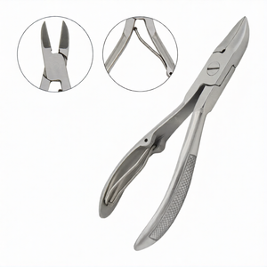 Ingrown Toenail Clippers 4.5 Inch (11.4cm) Stainless Steel Curved Thick Nail <b>Trimmer</b> Heavy Duty Pedicure Podiatry Tool for Baby - Product Image 2