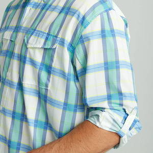 Camisa de Pesca de Manga Larga con Botones y Protección Solar UPF 50 para Hombre, con Logotipo Personalizado, 100% Poliéster, Impresión por Transferencia de Calor, Resistente al Viento - Product Image 4