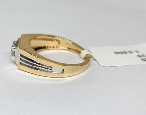 Nouvelle collection, bague de fiançailles en diamant naturel certifié IGI 0,506 CT, or massif 14 carats plaqué rhodium, taille brillant, luxe pour femmes - Product Image 3