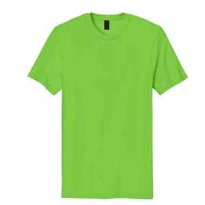 Camisetas Personalizadas al por Mayor 2026, Lisas con Logotipo, Verdes y Amarillas, Camisetas de Punto Unisex para Hombre, 100% Algodón Orgánico, Impresión Personalizada - Product Image 2