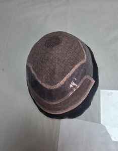 Taz Hair BD Prothèse capillaire frontale en dentelle pour hommes, cheveux humains Remy indiens, ondulation Water Wave, avec patchs centraux - Product Image 6