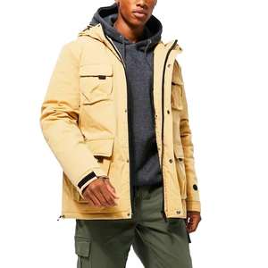 Chaqueta Larga de Invierno para Hombre, Cómoda y Elegante, Forrada de Felpa, Transpirable, de Secado Rápido, con Capucha, Estilo Puffer, Nueva Moda - Product Image 3
