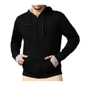 Winter Zipper Hoodie Unisex Thick Cotton Fleece Hooded Sweatshirt Full <b>Zip</b> Warm Casual Streetwear Apparel - Product Image 1