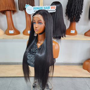 Extensiones de Cabello Remy Vietnamita Sin Pegamento, Color Natural Bac Ninh Long, para Encaje, Rizado Kinky, Rizado Birmano, Rizado Ondulado, en Paquetes - Product Image 2