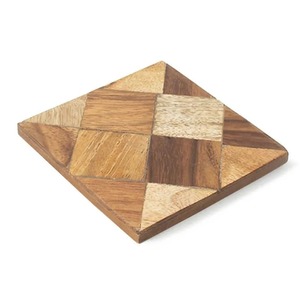 Posavasos de Resina y Madera con Diseño de Tablero de Ajedrez, Cuadrados, Modernos, Ecológicos, Hechos a Mano, Duraderos, para Cocina y Comedor - Product Image 6