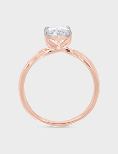 14K Gold 1.80 CT Marquise Cut <b>Diamond</b> Infinity Twist Prong Set Luxury Engagement <b>Ring</b> for Women - Product Image 2