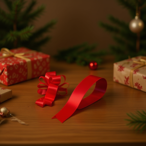 Fiocchi Rossi Automatici Ilan 2.8x46 Cm, Set da 6 Pezzi, Decorazioni per Regali - Product Image 2