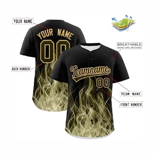 Chemises de baseball de haute qualité en sublimation avec des couleurs résistantes à la décoloration, coupe confortable pour les vêtements de sport quotidiens - Product Image 4