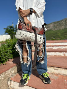 Nouveau sac à bandoulière en cuir de vachette outillé élégant occidental Offre Spéciale les femmes sac à bandoulière en cuir véritable sculpté à la main - Product Image 2