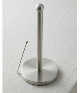 Silver Iron <b>Paper</b> Towel Holder Durable Napkin Roll Holder Perfect For <b>Kitchen</b> Office Table Use Wedding And Dining Use - Product Image 3
