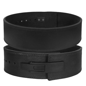 Custom Powerlifting Bodybuilding Gym Belt Waist & <b>Back</b> <b>Support</b> Weightlifting Lever Split Leather Metal Buckle Fitness Gym Belts - Product Image 1