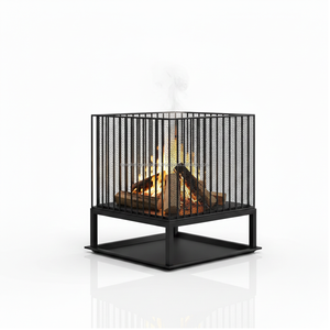La brasero d'extérieur « Easy Ash » avec grille inférieure amovible et tiroir à cendres - Product Image 4