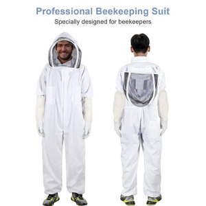 Traje de Apicultura con Velo Protector y Mangas Largas, Anti-Picaduras, Ventilado, para Manipulación de Abejas, Cosecha de Miel y Uso en Apicultura - Product Image 2