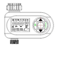 Programmateur d'arrosage automatique de jardin, minuterie, électrovanne pour arroseur extérieur, tuyau et irrigation