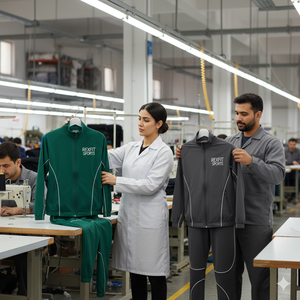 Rexfit Sports Private Label Mens Nylon Sports Tracksuit Reflective <b>Jacket</b> <b>Short</b> Set Tracksuit Set Wholesale - Product Image 6