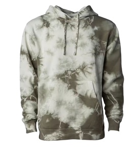 Sudaderas con capucha con bolsillos desgastados y lavado ácido con cremallera en blanco de alta calidad hechas a medida de talla grande - Product Image 1