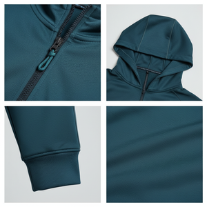 Fabricant de sweats à capuche personnalisés pour le sport, sweats à capuche zippés en polyester pour l'entraînement - Product Image 6