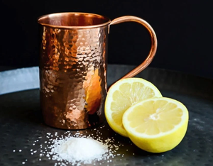 Taza Moscow Mule de Cobre Puro Clásica de Lujo FAIZA CRAFT, Personalizada Directo de Fábrica, Ecológica, con Revestimiento de Acero Inoxidable - Product Image 5