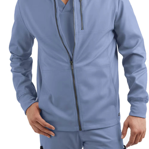 เสื้อแจ็คเก็ตยูนิฟอร์มพยาบาลสำหรับแพทย์ พยาบาลชาย ชุดสครับทางการแพทย์ ชุดสครับโรงพยาบาล ชุดยูนิฟอร์มพยาบาลสำหรับผู้ชาย - Product Image 2