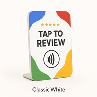 Tarjeta NFC Vorx Tech para Reseñas de Google, Tarjeta Personalizada para Reseñas con Código QR para Negocios