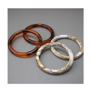 Japanese Design Resin <b>Bag</b> Handle Hot Selling Wooden and Resin Purse <b>Bag</b> Frame for Purse Handmade Clutch Handles & <b>Accessories</b> - Product Image 2