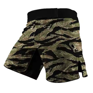 Tenue de combat MMA 2026 : Rashguard, T-shirt, Short – Ensemble de lutte pour hommes, entraînement et compétition en salle de sport – 100 % polyester, séchage rapide, coupe ajustée - Product Image 6