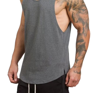 Camiseta Deportiva para Hombre, Transpirable, Mezcla de Algodón, para Gimnasio, Entrenamiento, Proveedor de Ropa Deportiva Personalizada OEM ODM - Product Image 4