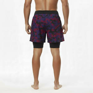 Shorts de sport décontractés pour hommes, double couche, été, gym, musculation, 2 en 1, fitness, entraînement - Product Image 3