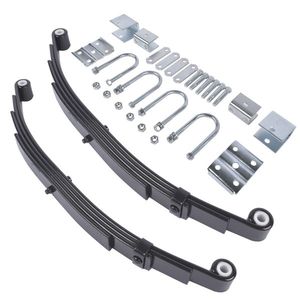 Kit de Suspensión de Eje Único para Remolque de 3500 lb, Soporte Completo para Eje Tándem con Ballesta y Perno en U para Suspensiones de Camiones - Product Image 5