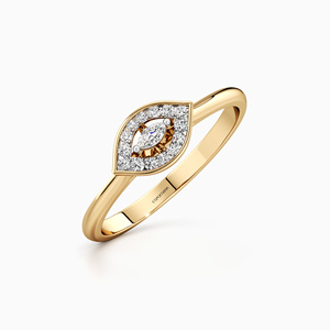 Bague de luxe classique œil de dragon avec diamant de laboratoire taille marquise pour femme, en or 10K 14K 18K et argent 925/935, bijoux d'anniversaire et de mariage - Product Image 3